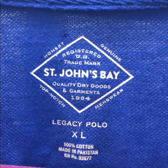 NWT Men’s Blue Polo - Picture 3 of 6